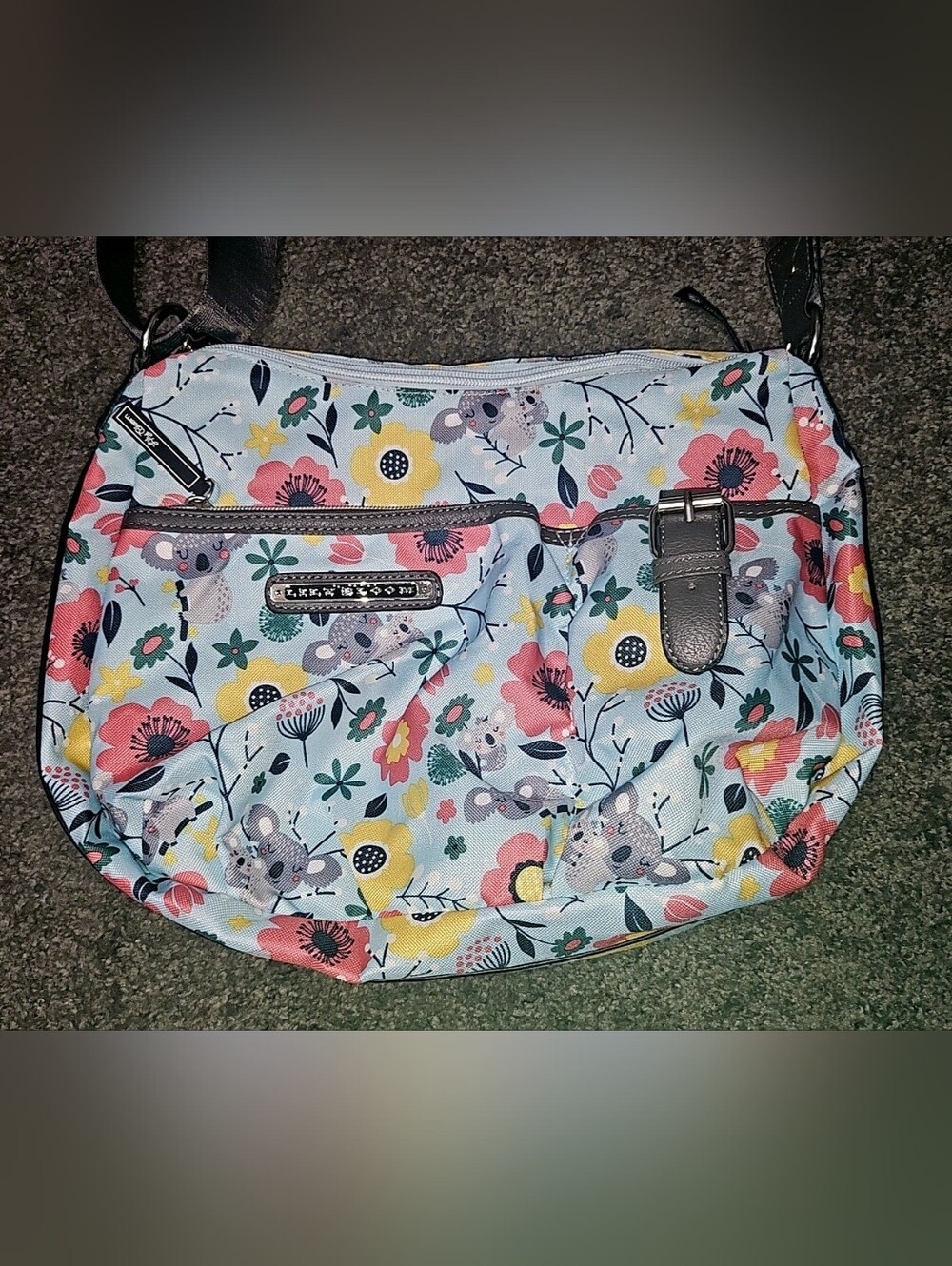 Lily Bloom Hobo Bag Koala/Spring Floral/light blue